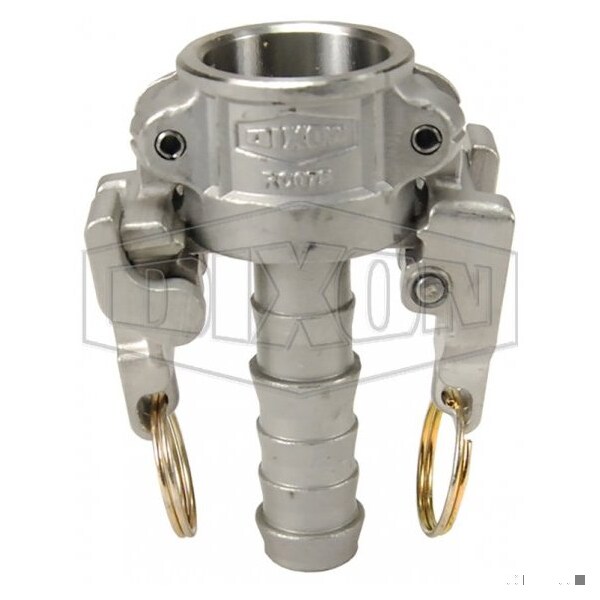 Dixon EZ Boss-Lock Type-C Cam and Groove Reducing Coupler, 3/4 in Nominal, Female Coupler x Hose Shank En RC075EZ - main